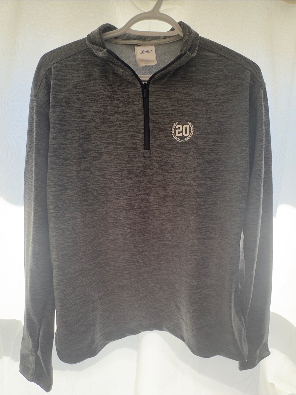 Jostens Women's Charcoal Gray Quarter-Zip Sweater